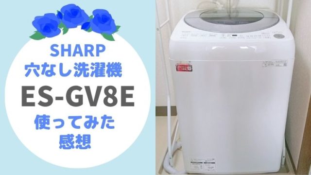 シャープ SHARP 洗濯機 ES-GV8E 穴なし洗濯槽